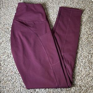 LIFESKY Burgundy Leggings SIZE SX